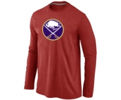 NHL Buffalo Sabres Big & Tall Logo red Long Sleeve T-Shirt