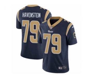Men's Nike Los Angeles Rams #79 Rob Havenstein Vapor Untouchable Limited Navy Blue Team Color NFL Jersey