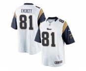 Men's Nike Los Angeles Rams #81 Gerald Everett Limited White NFL Jersey