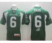 cfl jerseys #6 bagg green
