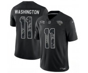 Men's Jacksonville Jaguars #11 Parker Washington Black F.U.S.E. 2026 Salute to Service Limited Football Stitched Jersey Men's Jacksonville Jaguars #11 Parker Washington Black F.U.S.E. 2026 Salute to Service Limited Football Stitched Jersey