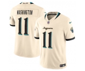 Men's Jacksonville Jaguars #11 Parker Washington Cream 2026 F.U.S.E. Rivalries Collection Limited Football Stitched Jersey Men's Jacksonville Jaguars #11 Parker Washington Cream 2026 F.U.S.E. Rivalries Collection Limited Football Stitched Jersey