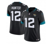 Men's Jacksonville Jaguars #12 Travis Hunter Black 2025 Draft F.U.S.E. Vapor Untouchable Limited Football Stitched Jersey