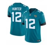 Men's Jacksonville Jaguars #12 Travis Hunter Teal 2025 Draft F.U.S.E. Vapor Untouchable Limited Football Stitched Jersey