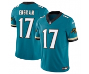 Men's Jacksonville Jaguars #17 Evan Engram Teal 2024 F.U.S.E. Prowler Throwback Vapor Limited Football Stitched Jersey