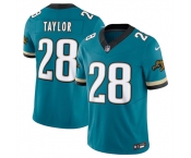 Men's Jacksonville Jaguars #28 Fred Taylor Teal 2024 F.U.S.E. Prowler Throwback Vapor Limited Football Stitched Jersey