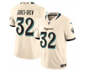 Men's Jacksonville Jaguars #32 Jahlani Tavai Cream 2026 F.U.S.E. Rivalries Collection Limited Football Stitched Jersey Men's Jacksonville Jaguars #32 Jahlani Tavai Cream 2026 F.U.S.E. Rivalries Collection Limited Football Stitched Jersey