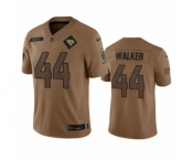 Men's Jacksonville Jaguars #44 Travon Walker 2023 Brown Salute To Service Vapor Untouchable Limited Football Stitched Jersey