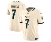 Men's Jacksonville Jaguars #7 Brian Thomas Jr. Cream 2026 F.U.S.E. Rivalries Collection Limited Football Stitched Jersey Men's Jacksonville Jaguars #7 Brian Thomas Jr. Cream 2026 F.U.S.E. Rivalries Collection Limited Football Stitched Jersey