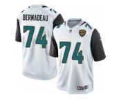 Men's Nike Jacksonville Jaguars #74 Mackenzy Bernadeau Limited White NFL Jersey