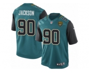 Men's Nike Jacksonville Jaguars #90 Malik Jackson Limited Teal Green Team Color NFL Jersey