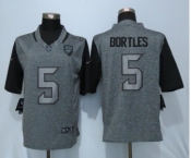 nike nfl Jacksonville Jaguars #5 Blake Bortles gray[nike Limited]