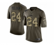 nike nfl jerseys jacksonville jaguars #24 yeldon army green[nike Limited Salute To Service]