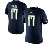 Nike San Diego Chargers Phillip Rivers Pride Name & Number T-Shirt D.Blue