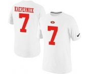 Nike San Francisco 49ers 7 Kaepernick Pride Name & Number T-Shirt White