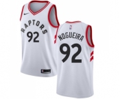 Youth Nike Toronto Raptors #92 Lucas Nogueira Swingman White NBA Jersey - Association Edition