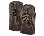 Youth Toronto Raptors #2 Kawhi Leonard Swingman Camo Realtree Collection 2019 Basketball Finals Bound Jersey