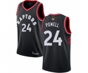 Youth Toronto Raptors #24 Norman Powell Swingman Black 2019 Basketball Finals Bound Jersey Statement Edition