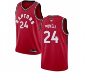 Youth Toronto Raptors #24 Norman Powell Swingman Red 2019 Basketball Finals Bound Jersey - Icon Edition