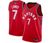 Youth Toronto Raptors #7 Kyle Lowry Swingman Red 2019 Basketball Finals Bound Jersey - Icon Edition