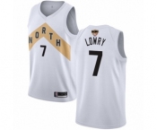 Youth Toronto Raptors #7 Kyle Lowry Swingman White 2019 Basketball Finals Bound Jersey - City Edition