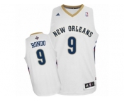 Men Adidas New Orleans Pelicans #27 Jordan Crawford Authentic Navy Blue Road NBA Jersey (2)