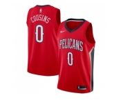 Men Nike New Orleans Pelicans #0 DeMarcus Cousins Red NBA Swingman Statement Edition Jersey