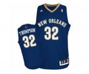 Men's Adidas New Orleans Pelicans #32 Hollis Thompson Swingman Navy Blue Road NBA Jersey