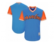 Men's 2017 Little League World Series Miami Marlins Royal Jersey