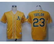 mlb jerseys oakland athletics #23 taylor yellow