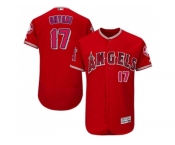 Los Angeles Angels Of Anaheim #17 Shohei Ohtani Red Flexbase Authentic Collection Stitched MLB Jersey