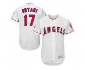 Los Angeles Angels Of Anaheim #17 Shohei Ohtani White Flexbase Authentic Collection Stitched MLB Jersey