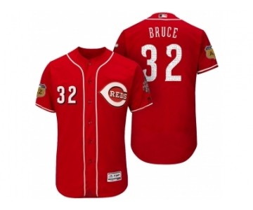 Men's Cincinnati Reds #32 Jay Bruce 2017 Spring Training Flex Base Authentic Collection Stitched Baseball Jersey