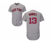 Boston Red Sox #13 Hanley Ramirez Grey Flexbase Authentic Collection Stitched Baseball Jersey