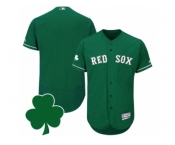 Men Boston Red Sox St. Patricks Day Blank Green Celtic Flexbase Authentic Collection Jersey