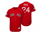 Men's Boston Red Sox #24 David Price 2017 Spring Training Flex Base Authentic Collection Stitched Baseball Jersey