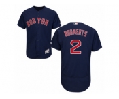 Men's Majestic Boston Red Sox #2 Xander Bogaerts Navy Blue Flexbase Authentic Collection MLB Jersey