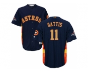 Men Houston Astros #11 Evan Gattis Navy 2018 Gold Program Cool Base Stitched Baseball Jersey Men Houston Astros #11 Evan Gattis Navy 2018 Gold Program Cool Base Stitched Baseball Jersey
