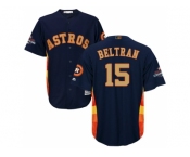 Men Houston Astros #15 Carlos Beltran Navy 2018 Gold Program Cool Base Stitched Baseball Jersey Men Houston Astros #15 Carlos Beltran Navy 2018 Gold Program Cool Base Stitched Baseball Jersey
