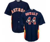 Men's Majestic Houston Astros #44 Roy Oswalt Authentic Navy Blue Team Logo Fashion Cool Base MLB Jersey Men's Majestic Houston Astros #44 Roy Oswalt Authentic Navy Blue Team Logo Fashion Cool Base MLB Jersey