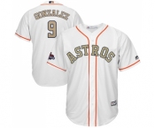 Men's Majestic Houston Astros #9 Marwin Gonzalez Replica White 2018 Gold Program Cool Base MLB Jersey Men's Majestic Houston Astros #9 Marwin Gonzalez Replica White 2018 Gold Program Cool Base MLB Jersey