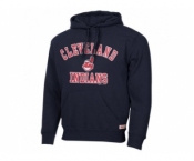 Cleveland Indians Fastball Fleece Pullover Navy Blue MLB Hoodie