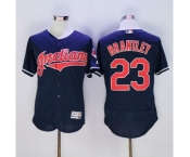 Men Cleveland Indians #23 Michael Brantley Majestic Navy Blue Flexbase Authentic Collection Jersey