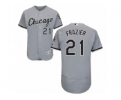 Men's Majestic Chicago White Sox #21 Todd Frazier Grey Flexbase Authentic Collection MLB Jersey