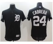 Detroit Tigers #24 Miguel Cabrera Navy 2017 Spring Training Flexbase Authentic Collection Stitched Baseball Jersey