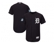 Detroit Tigers Blank Navy 2017 Spring Training Flexbase Authentic Collection Stitched Baseball Jersey