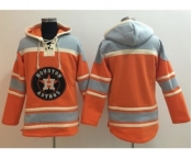 Houston Astros Blank Orange Sawyer Hooded Sweatshirt Baseball Hoodie