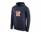 Houston Astros Nike Logo Performance Navy Pullover MLB Hoodie