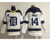 MLB detroit tigers #14 jackson white jerseys[pullover hooded sweatshirt]