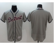 Men Detroit Tigers Blank Majestic Gray Flexbase Authentic Collection Team Jersey